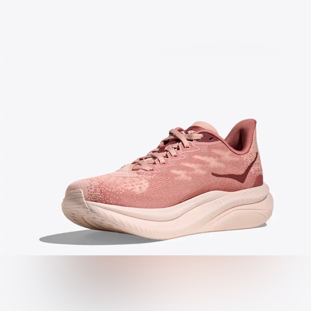 Hoka Mach 6 Rose Latte / Blush EVERYDAY RUNNING sneakers size 9B brand new - Picture 8 of 8
